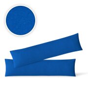 Jersey Kissenbezug 2er Set  40 x 145 cm royalblau
