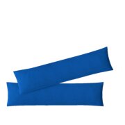 Jersey Kissenbezug 2er Set  40 x 145 cm royalblau