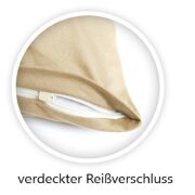 Jersey Kissenbezug 2er Set  40 x 145 cm royalblau