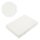 Topper Jersey Spannbettlaken 180 x 200 cm Weiß