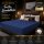 EXKLUSIV HEIMTEXTIL Frottee Spannbettlaken 180 - 200 x 200 cm Navyblau