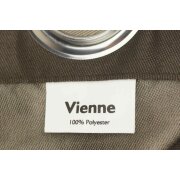 Ösenvorhang 140x235 cm Vienne braun