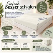 Topper Jersey Spannbettlaken Doppelpack 90 x 190 - 100 x 200 cm Naturweiss