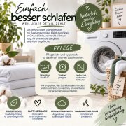 Topper Jersey Spannbettlaken Doppelpack 90 x 190 - 100 x 200 cm Schwarz