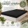 Topper Jersey Spannbettlaken Doppelpack 90 x 190 - 100 x 200 cm Schwarz