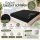 Topper Jersey Spannbettlaken Doppelpack 90 x 190 - 100 x 200 cm Schwarz