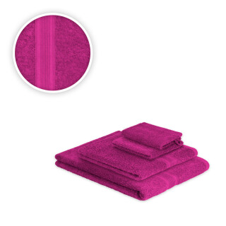 Handtücher Kombi Single-Set 4-teilig 500 g/m² Pink