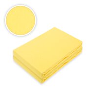Marke Jersey Spannbettlaken Doppelpack 180 - 200 x 200 cm Gelb