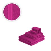Handtücher Kombi Pärchen Set 8teilig 500 g/m² Pink
