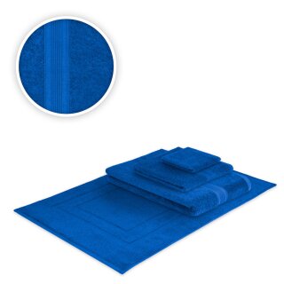 Handtücher Kombi Bade Set 4teilig 500 g/m² Royalblau