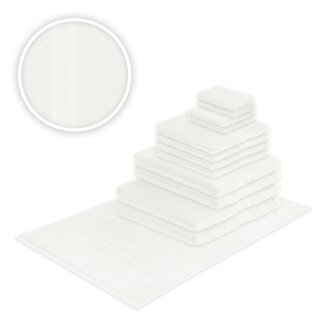 Handtücher Kombi Family Set 13teilig 500 g/m² Weiß