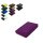 EXKLUSIV HEIMTEXTIL Frottee Spannbettlaken 60 - 70 x 140 cm Lila 80% Baumwolle 20% Polyester  Öko - Tex Zertifiziert Bed-Sheet Bettlaken Spannbetttuch Topper Leinentuch
