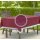 Gartentischdecke mit Fransen 130x160 cm eckig bordeaux