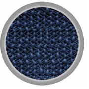 Gartentischdecke mit Fransen 140x180 cm oval blau
