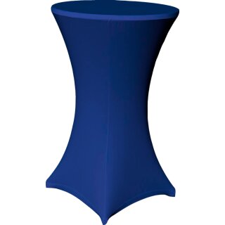 Stehtischhusse Stretch  Ø 70x120 cm Blau