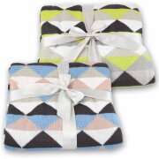 Wohndecke Kuscheldecke Strickdecke Plaid 130x160 cm...