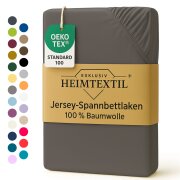 EXKLUSIV HEIMTEXTIL Jersey Spannbettlaken 60 x 120 cm...