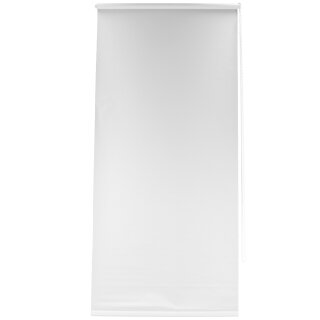 Seitenzugrollo verdunkelnd Ready to Fix Klemmfix Fensterrollo ohne Bohren 60 x 160 cm weiß